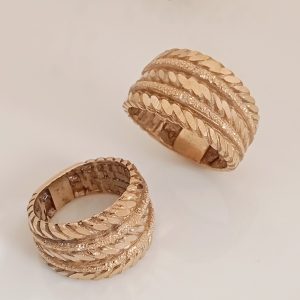 انگشتر زنانه طلاروس تراش کنتکس