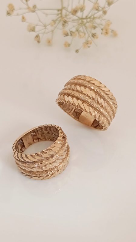 خرید انگشتر زنانه طلاروس تراش کنتکس