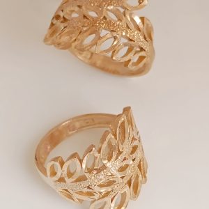 انگشتر عمده زنانه طلاروس تراش کد 545