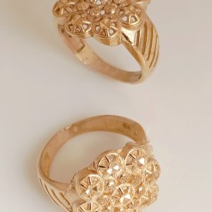 انگشتر زنانه طلاروس تراش میخک