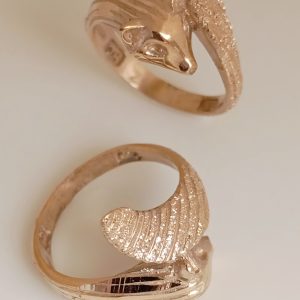 انگشتر زنانه طلاروس تراش روباه