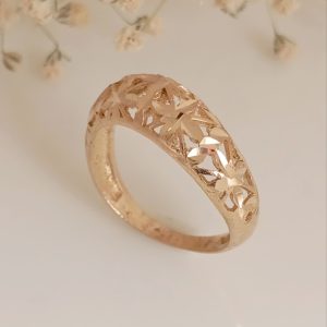 رینگ زنانه طلاروس تراش کنتکس