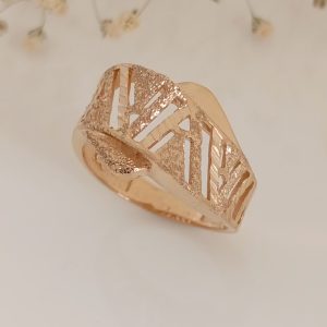 انگشتر زنانه طلاروس تراش هفت و هشتی