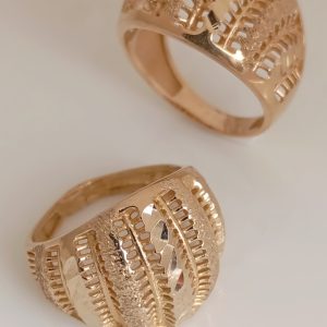 انگشتر زنانه طلاروس تراش کنتکس تور