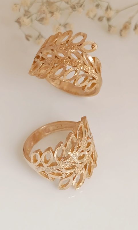 انگشتر عمده زنانه طلاروس تراش کد 545