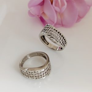 انگشتر زنانه نقره روس تراش کد 1014