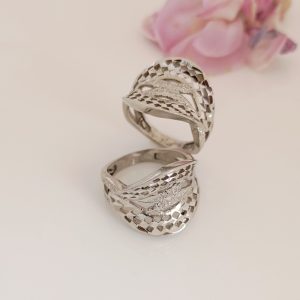 انگشتر زنانه نقره روس تراش کد 1013