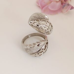 انگشتر زنانه نقره روس تراش کد 1009