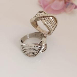 انگشتر زنانه نقره روس تراش کد 1008