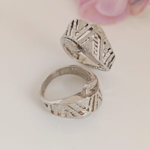 انگشتر زنانه نقره روس تراش 1000