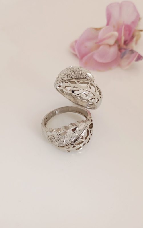 خرید انگشتر زنانه نقره روس تراش کد 1009