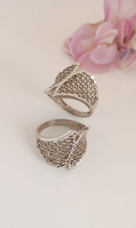 خرید انگشتر زنانه نقره روس تراش کد 1003