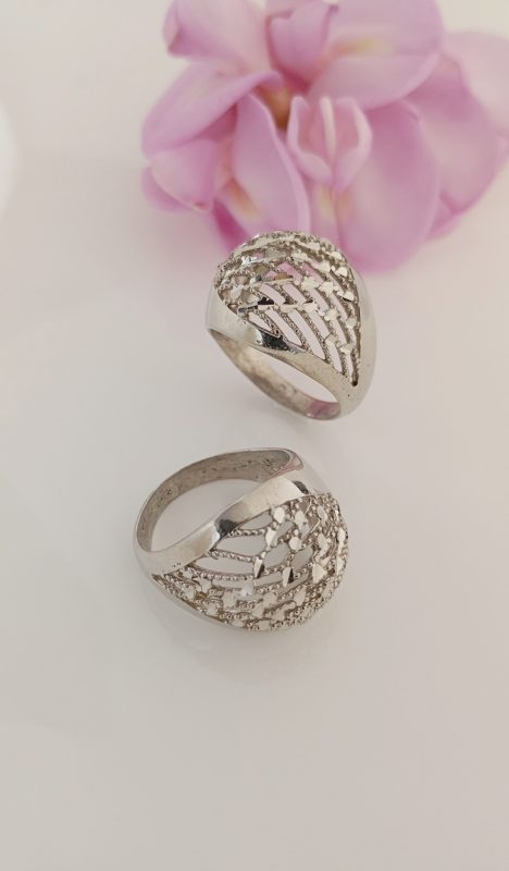 خرید انگشتر زنانه نقره روس تراش کد 1023