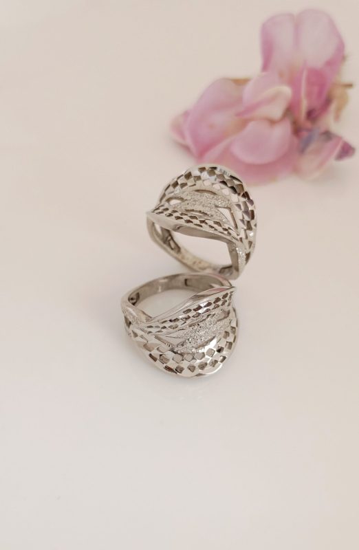 خرید انگشتر زنانه نقره روس تراش کد 1013