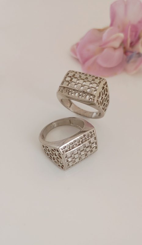 خرید انگشتر زنانه نقره روس تراش کد 1012