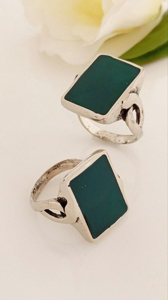 انگشتر نقره روس مردانه