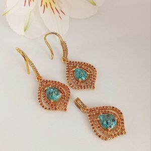 نیم ست طلاروس فیروزه نیشابور 2003