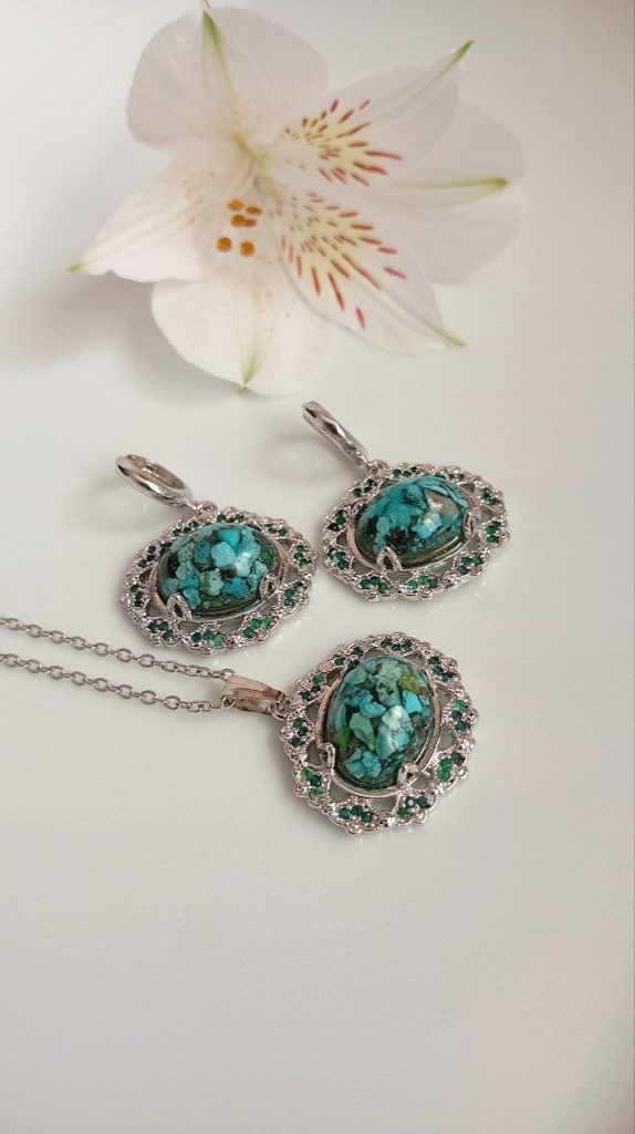 خرید نیم ست نقره روس