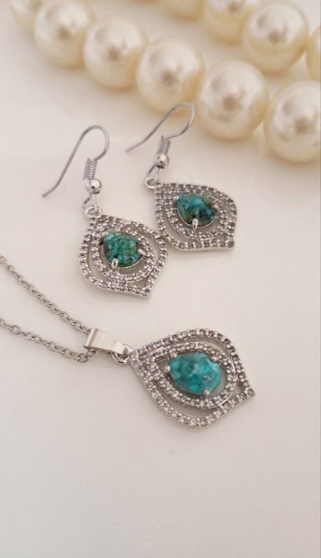 نیم ست نقره روس زنانه