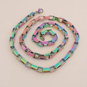 زنجیر استیل آجری درشت ZS 8002