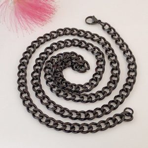 زنجیر عمده استیل مشکی متوسط ZS 8011