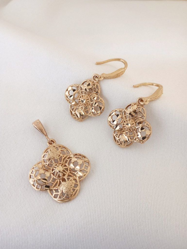 نیم ست عمده طلاروس NT 6004